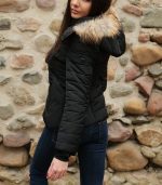 Зимно яке NICOLE в черно - Image 4