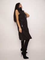 Дълъг дамски елек IVANA в черно - Image 6