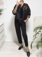 Дамско преходно яке LEO ROSE в черно - Image 8