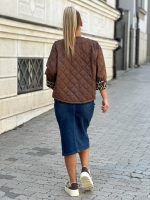Дамско преходно яке LEO ROSE в кафяво - Image 4