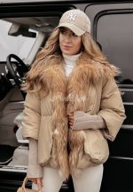 Дамско зимно яке EKATERINA в бежово - Image 3