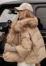 Дамско зимно яке EKATERINA в бежово - Image 5