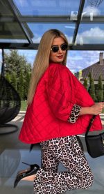 Дамско преходно яке LEO ROSE в червено - Image 7