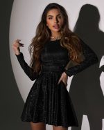 Рокля LIDIA в черно
