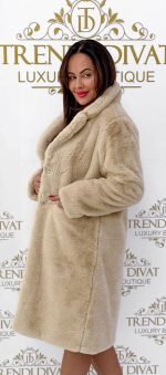 Дамско палто NINA в бежово - Image 4