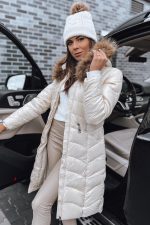 Дамско зимно яке IRINA в бяло - Image 2