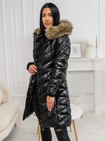 Дамско зимно яке IRINA в черно - Image 5