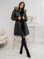Дамско зимно яке IRINA в черно - Image 4