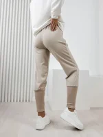 Дамски сет LA в бяло и бежово - Image 2