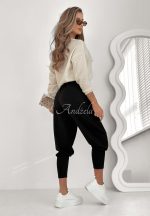 Дамски панталон MELANIA в черно - Image 4