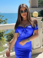 Рокля рипс LORETA в синьо