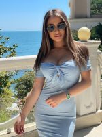 Рокля рипс LORETA в светлосиньо - Image 2