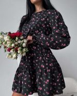 Рокля MAGDALENA в черно
