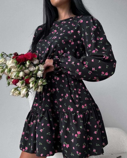 Рокля MAGDALENA в черно