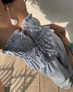 Дамски сет от две части - бюстие и панталон LUCIA в черно - Image 2
