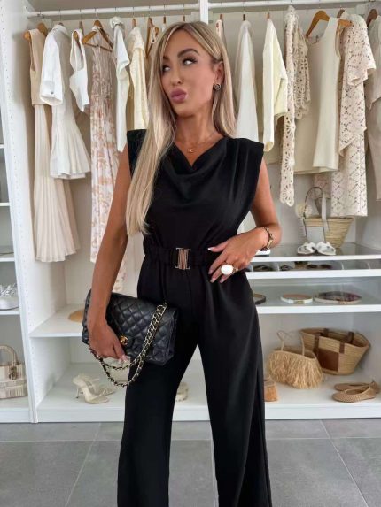 Дамски Гащеризон IVETTE в черно